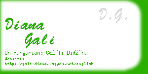 diana gali business card